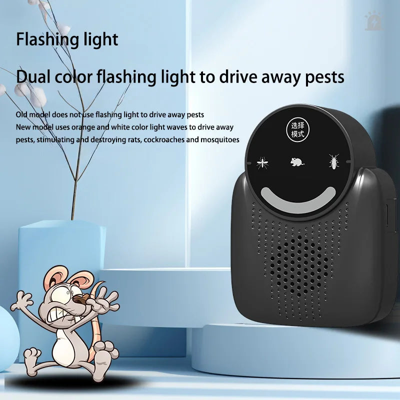Ultrasonic Rodent Killing Catching Device Household Multifunctional Intelligent Variable Frequency Electronic Mouse Drive