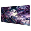 Red and black art landscapes Mouse Pad rubber anti-slip Desk Mat gamer pc accessories Gaming mat keypad expansion mousepad