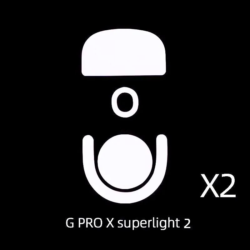 2 Sets/pack Esports Tiger Normal Mouse Feet Mouse Skate For G Pro X Superlight G PRO Wireless GPX2 GPW5 Mouse Glides Curve Edge