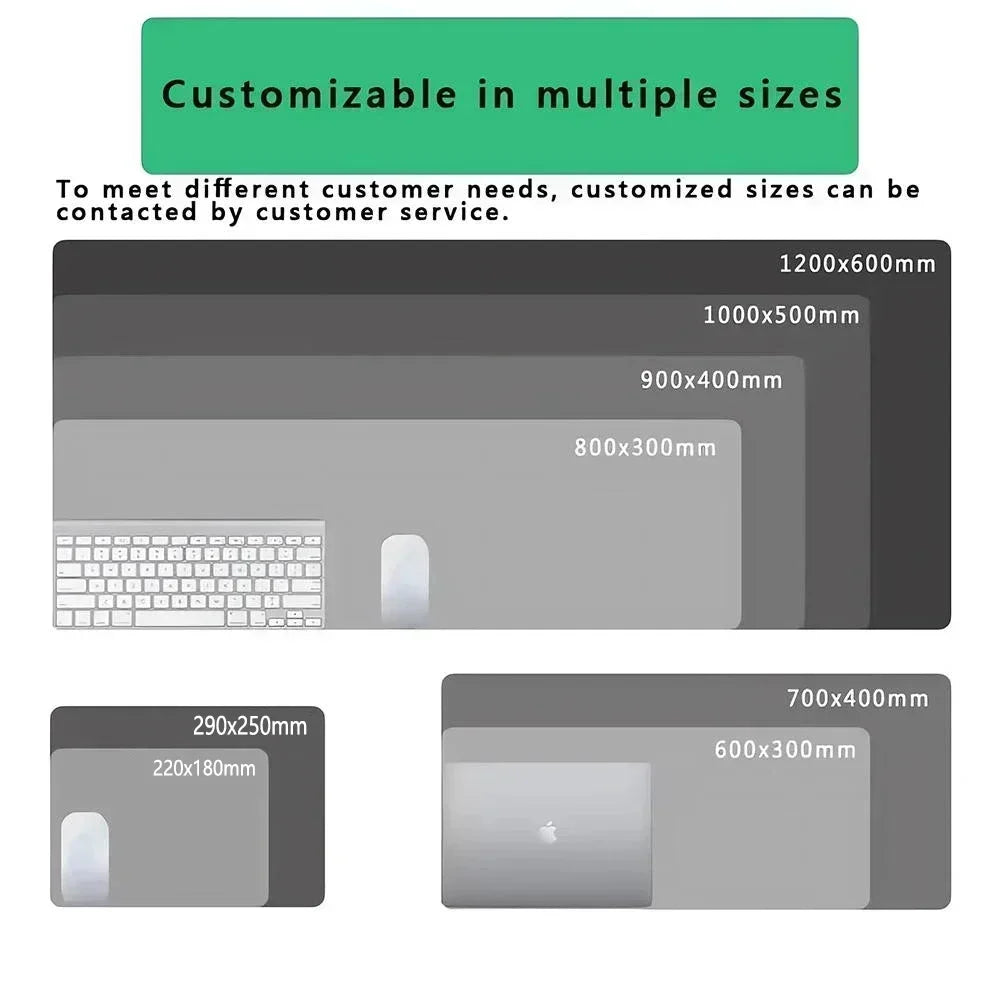Large Anti-Slip Rubber Gaming MousePad Sakura Scenery Moon Mouse Pad Durable Deskmat Thick Seam Edge Suitable for Office Gaming