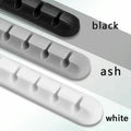 5/7-hole Data Cable Organizer, Desktop Charging Cable Storage Protector, Mouse Cable, Headphone Winding Device, Fixing Clipp