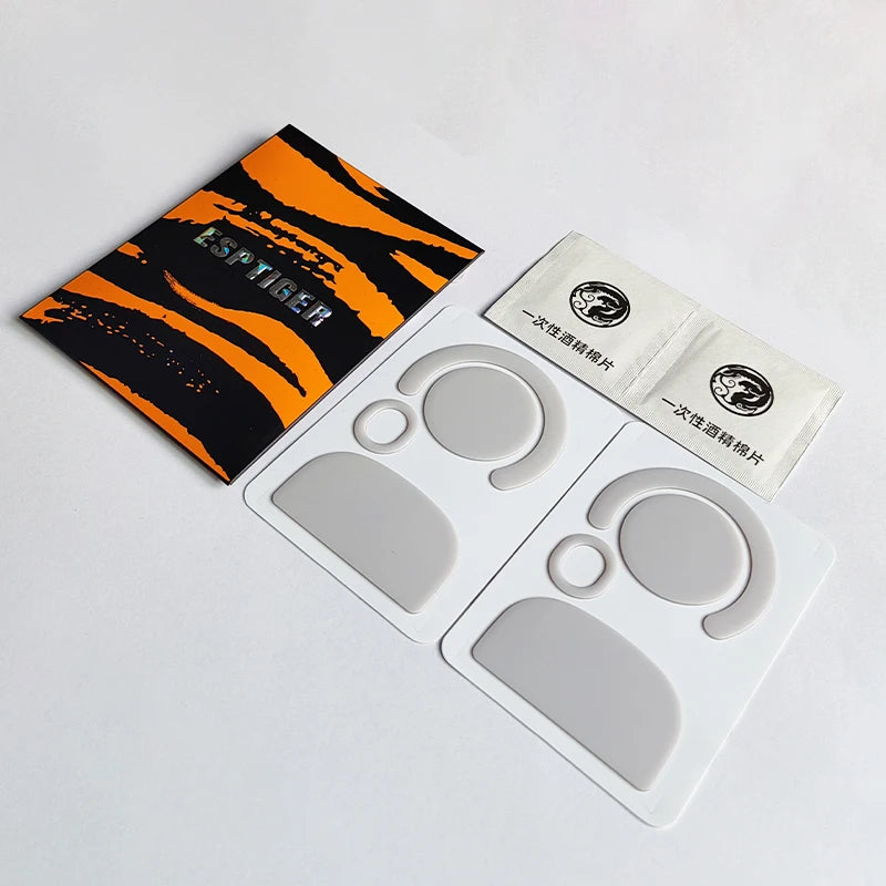 2 Sets/pack Esports Tiger Normal Mouse Feet Mouse Skate For G Pro X Superlight G PRO Wireless GPX2 GPW5 Mouse Glides Curve Edge