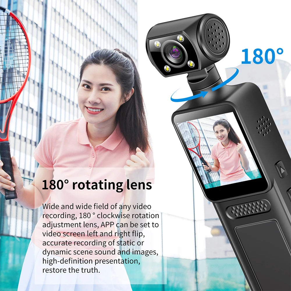 WiFi Mini Camera 4K HD Portable Digital Video Recorder Small BodyCam Night Vision Sport Bike DV Camcorder Wearable Miniature Cam